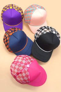 TRUCKER HAT CHECKER FOAM