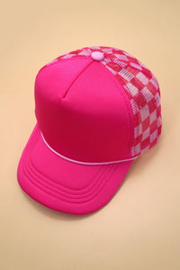 TRUCKER HAT CHECKER FOAM