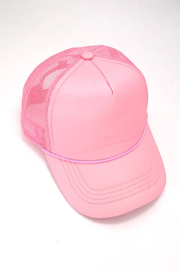 TRUCKER HAT FOAM FRONT MESH BACK HAT CAP | 40HW725