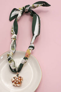 HANDMADE SCARF CHARM NECKLACE | 80N91790