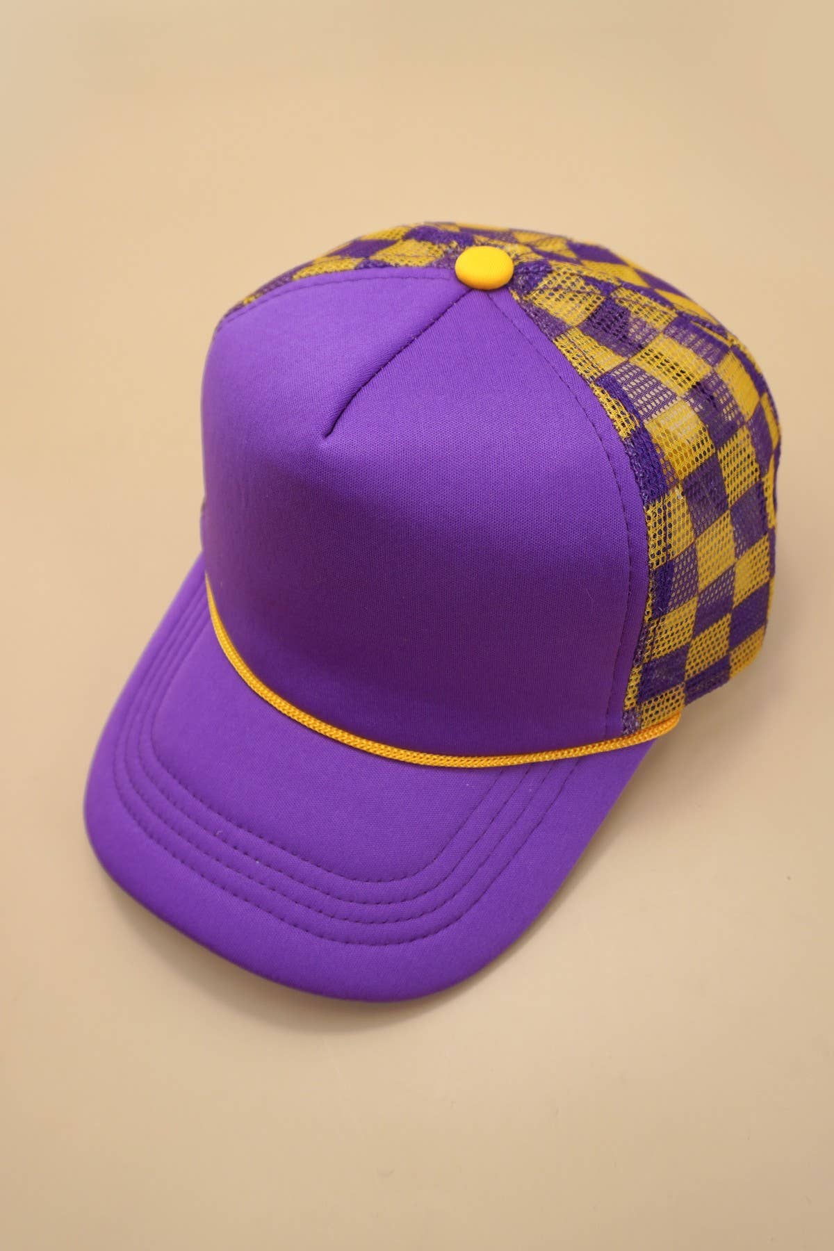 TRUCKER HAT CHECKER FOAM
