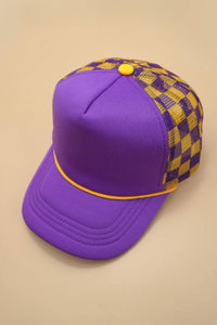 TRUCKER HAT CHECKER FOAM