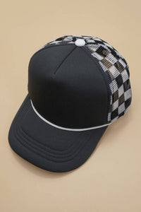TRUCKER HAT CHECKER FOAM