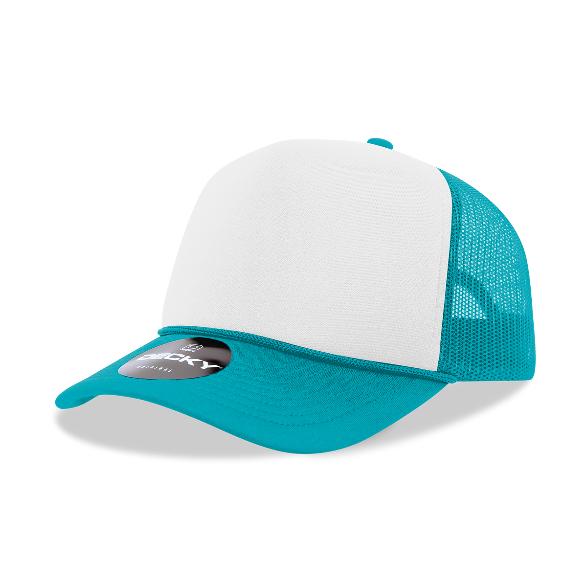 Decky 6025 - Mid Profile, 5 Panel Foam Trucker Hat - 6025