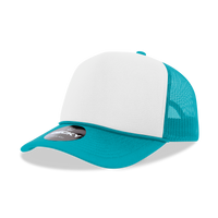 Decky 6025 - Mid Profile, 5 Panel Foam Trucker Hat - 6025