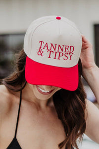 Tanned & Tipsy Wholesale Two-Tone Hat