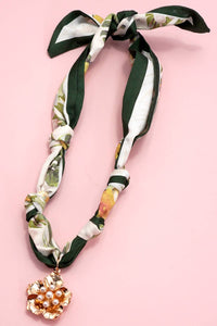 HANDMADE SCARF CHARM NECKLACE | 80N91790