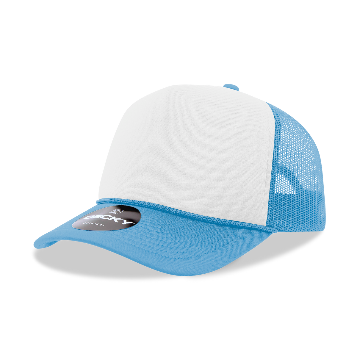 Decky 6025 - Mid Profile, 5 Panel Foam Trucker Hat - 6025