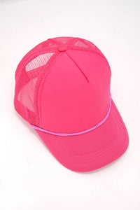 TRUCKER HAT FOAM FRONT MESH BACK HAT CAP | 40HW725