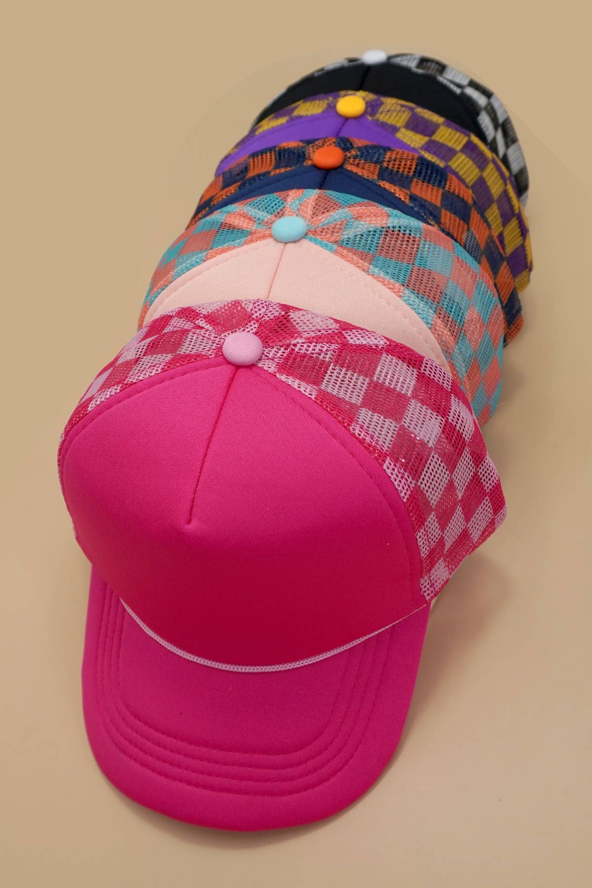 TRUCKER HAT CHECKER FOAM