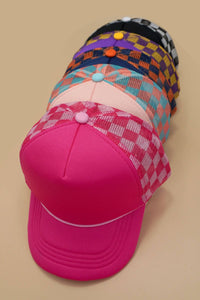 TRUCKER HAT CHECKER FOAM