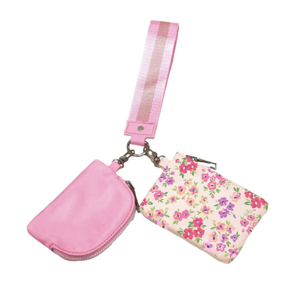 Summer Spritz Dual Pouch Wristlet